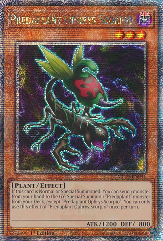 Predaplant Ophrys Scorpio (Quarter Century Secret Rare) - MP24-EN041 - Quarter Century Secret Rare