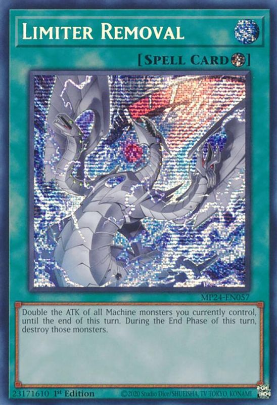 Limiter Removal (Alternate Art) - MP24-EN057 - Prismatic Secret Rare