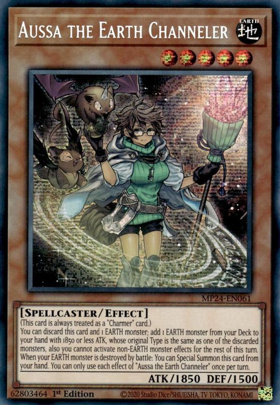 Aussa the Earth Channeler - MP24-EN061 - Prismatic Secret Rare