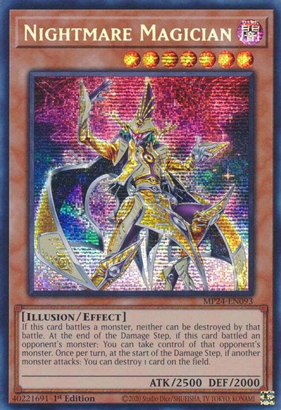 Nightmare Magician - MP24-EN093 - Prismatic Secret Rare