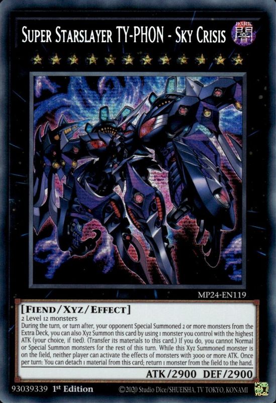 Super Starslayer TY-PHON - Sky Crisis - MP24-EN119 - Prismatic Secret Rare