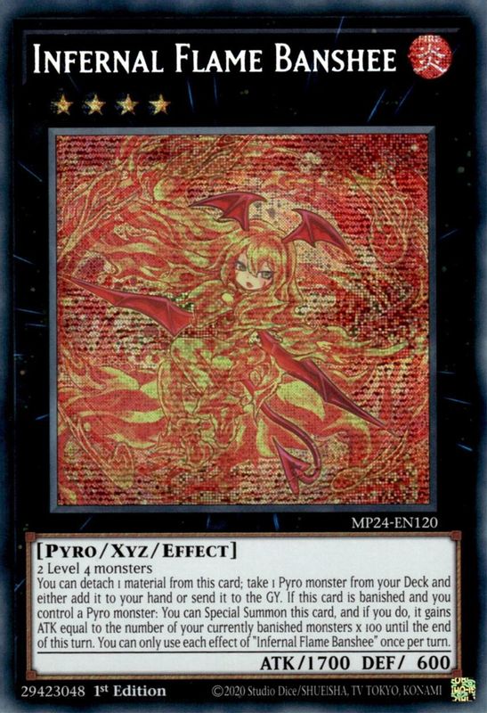 Infernal Flame Banshee - MP24-EN120 - Prismatic Secret Rare