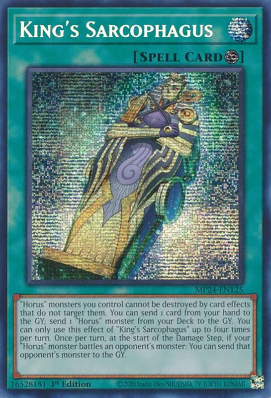 King's Sarcophagus - MP24-EN125 - Prismatic Secret Rare