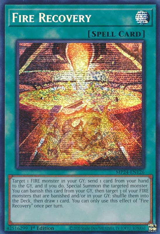 Fire Recovery - MP24-EN126 - Prismatic Secret Rare