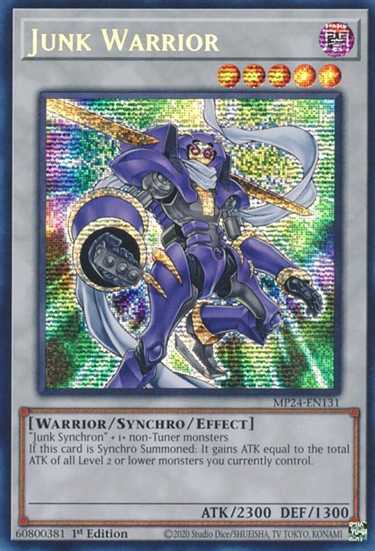 Junk Warrior - MP24-EN131 - Prismatic Secret Rare