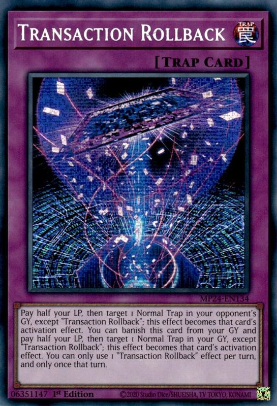 Transaction Rollback - MP24-EN134 - Prismatic Secret Rare