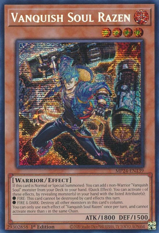 Vanquish Soul Razen - MP24-EN139 - Prismatic Secret Rare