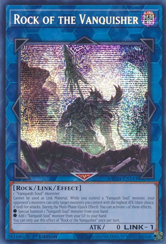 Rock of the Vanquisher - MP24-EN141 - Prismatic Secret Rare