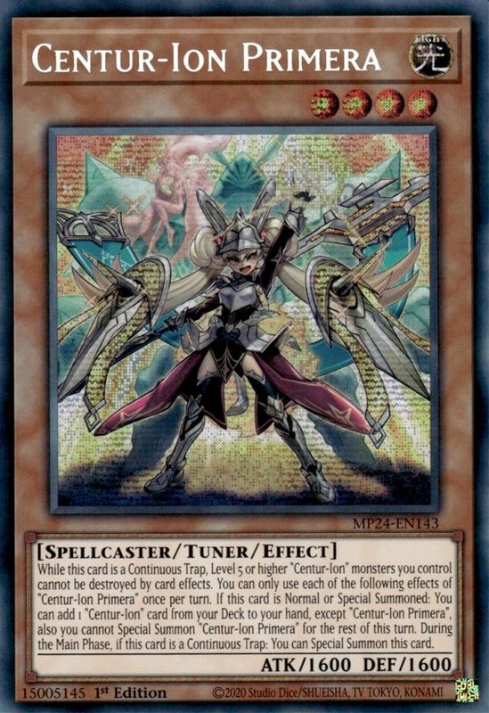 Centur-Ion Primera - MP24-EN143 - Prismatic Secret Rare