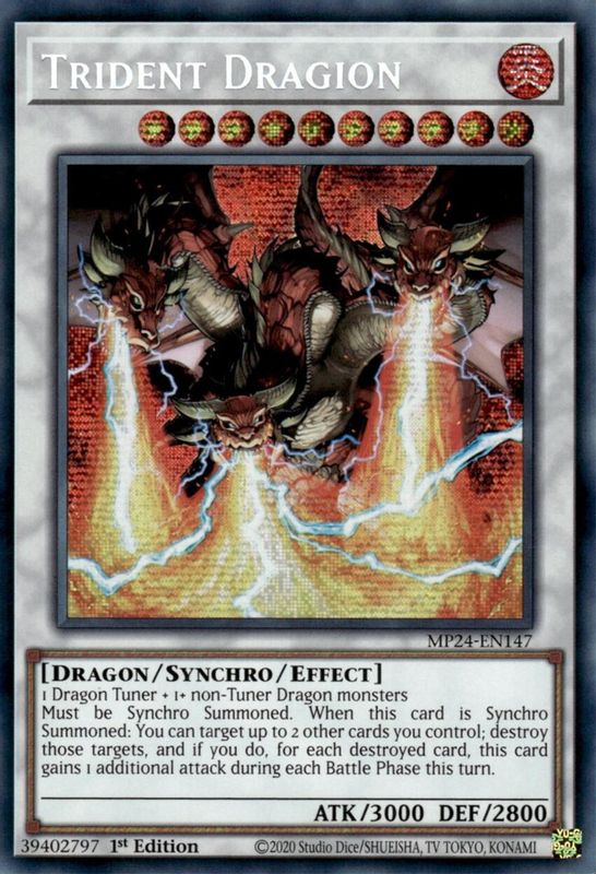 Trident Dragion - MP24-EN147 - Prismatic Secret Rare