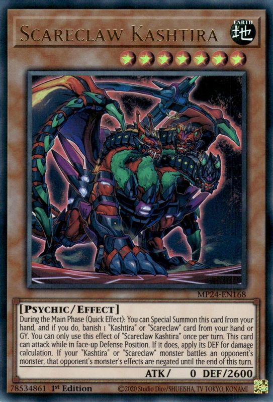 Scareclaw Kashtira - MP24-EN168 - Ultra Rare