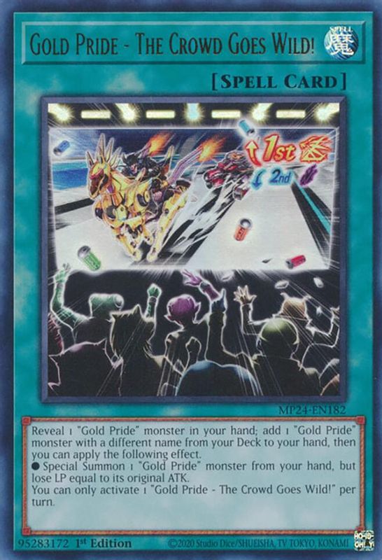 Gold Pride - The Crowd Goes Wild! - MP24-EN182 - Ultra Rare