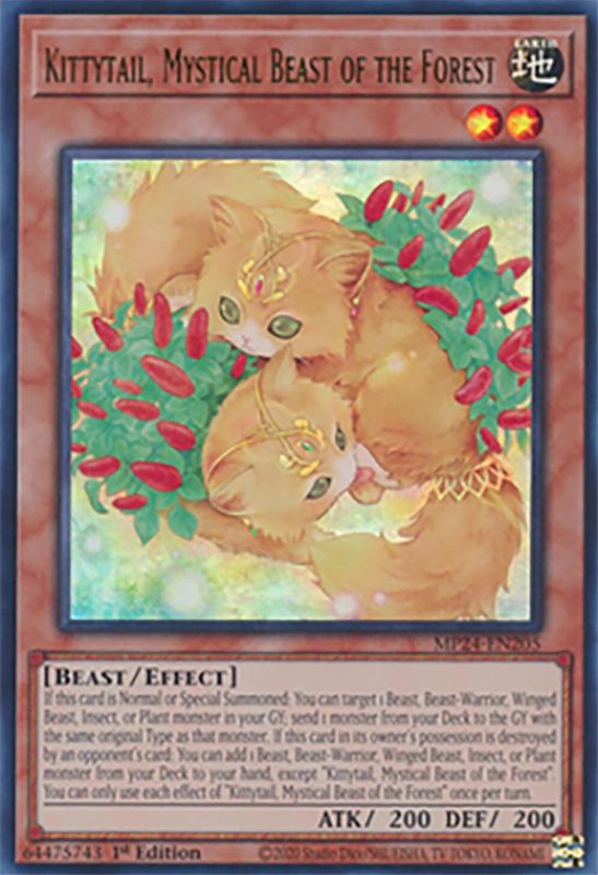 Kittytail, Mystical Beast of the Forest - MP24-EN205 - Ultra Rare