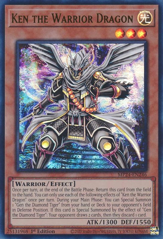 Ken the Warrior Dragon - MP24-EN246 - Ultra Rare