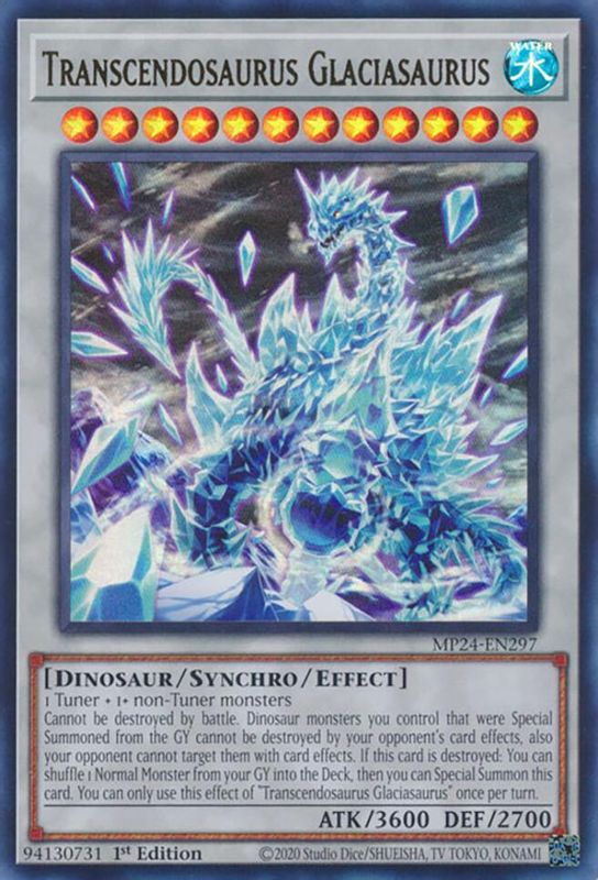 Transcendosaurus Glaciasaurus - MP24-EN297 - Ultra Rare