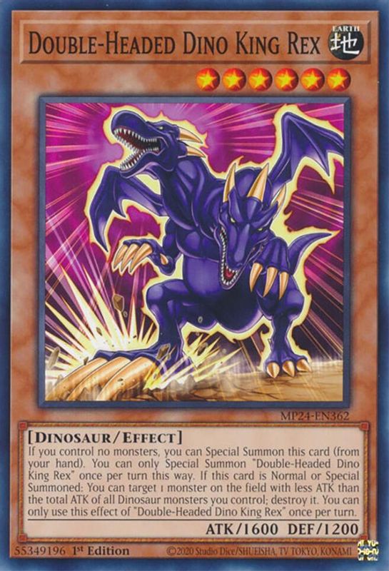 Double-Headed Dino King Rex - MP24-EN362 - Common / Short Print