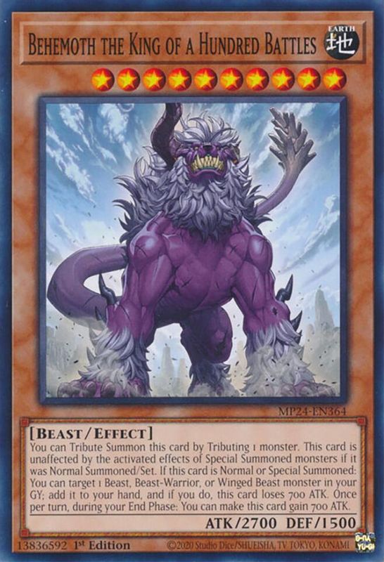 Behemoth the King of a Hundred Battles - MP24-EN364 - Common / Short Print