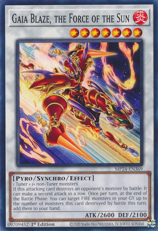 Gaia Blaze, the Force of the Sun - MP24-EN369 - Common / Short Print