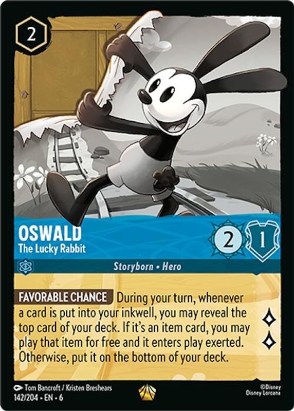 Oswald - The Lucky Rabbit - 142/204 - Legendary