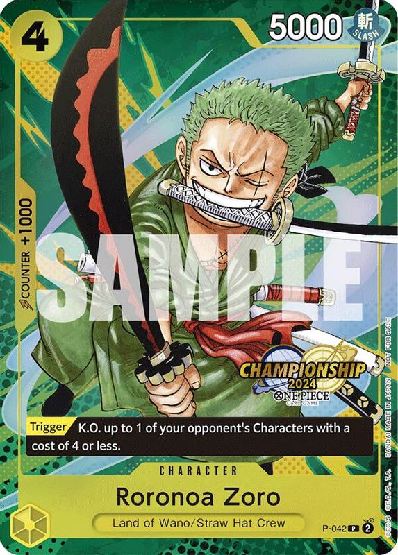 Roronoa Zoro (CS 2024 Event Pack) - P-042 - Promo