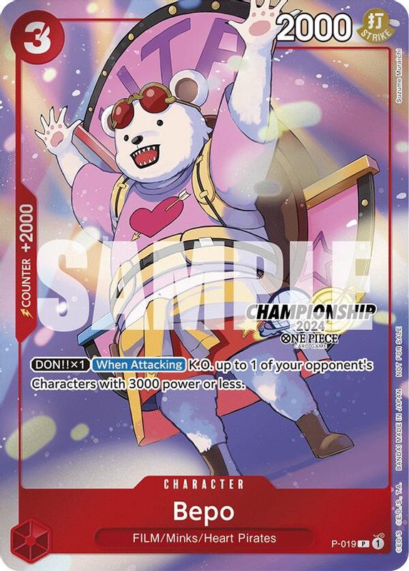 Bepo (CS 2024 Celebration Pack) - P-019 - Promo