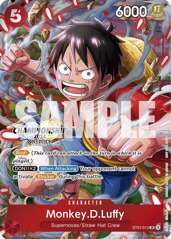 Monkey.D.Luffy (CS 2024 Celebration Pack) - ST01-012 - Super Rare