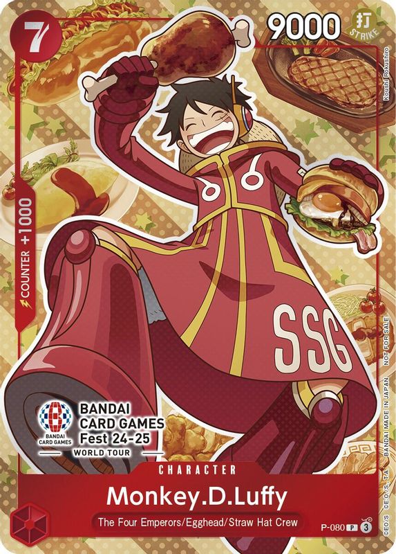 Monkey.D.Luffy (Bandai Card Games Fest 24-25) - P-080 - Promo