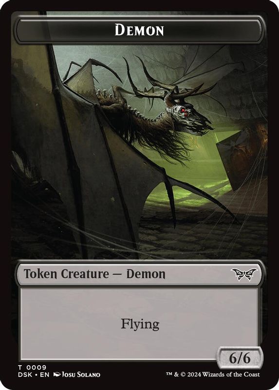 Demon // Manifest Double-Sided Token - 9 // 18 - Token