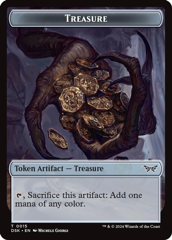 Treasure // Copy Double-Sided Token - 15 // 1 - Token