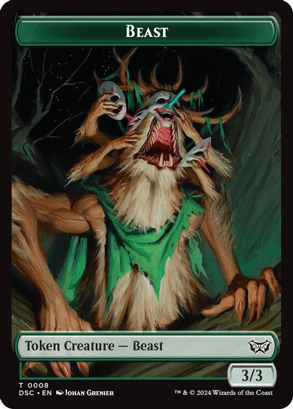 Beast // Scarecrow Double-Sided Token - 8 // 23 - Token