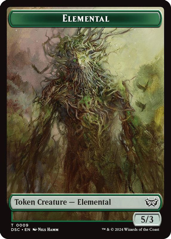 Elemental // Bird Double-Sided Token - 9 // 5 - Token