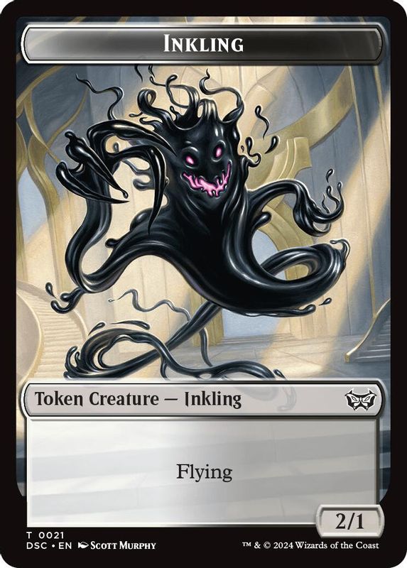 Inkling // Scarecrow Double-Sided Token - 21 // 23 - Token