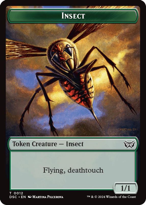 Insect (0012) // Spider Double-Sided Token - 12 // 16 - Token