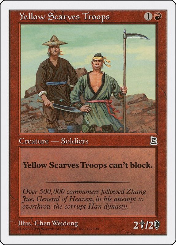 Yellow Scarves Troops - 127 - Common