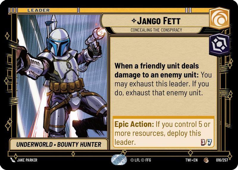 Jango Fett - Concealing the Conspiracy - 016/257 - Common