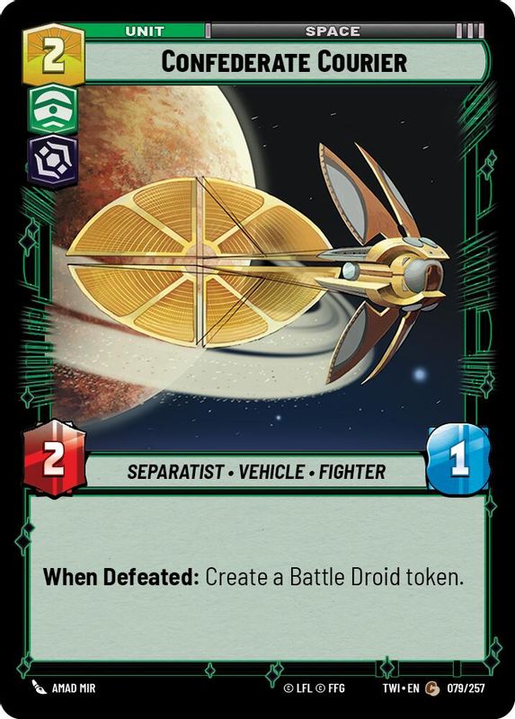 Confederate Courier - 079/257 - Common