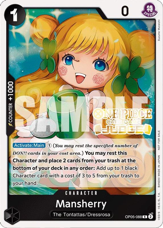 Mansherry (Judge Pack Vol. 4) - OP05-088 - Rare