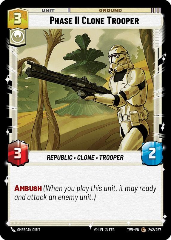 Phase II Clone Trooper - 242/257 - Common