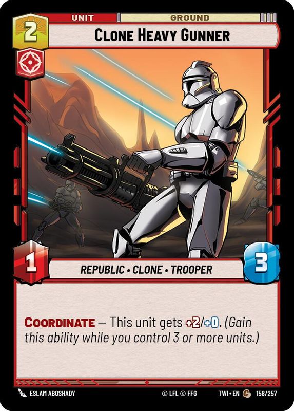 Clone Heavy Gunner - 158/257 - Common