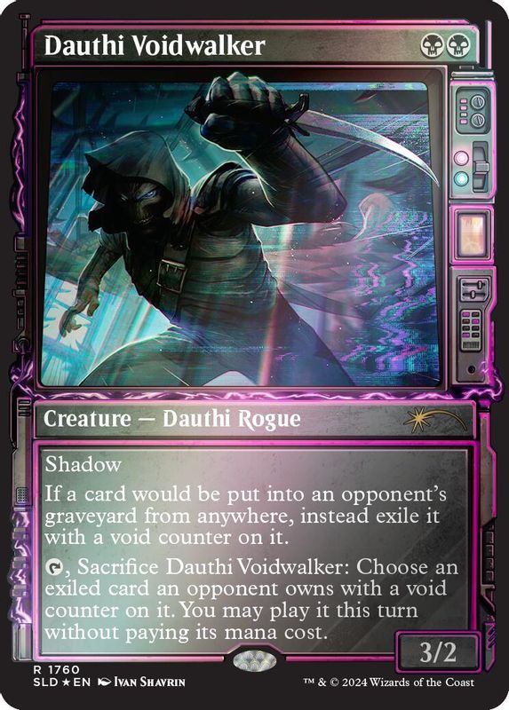 Dauthi Voidwalker (Rainbow Foil) - 1760 - Rare