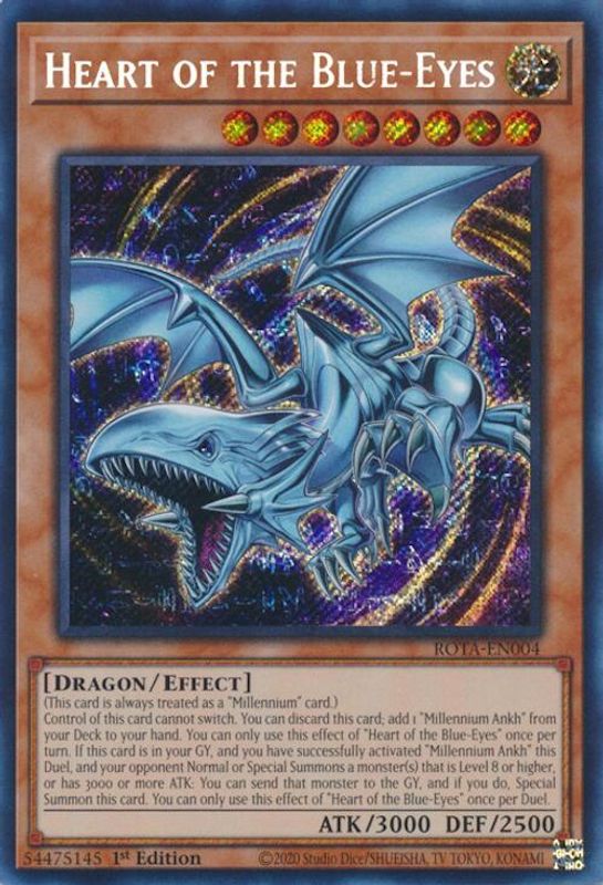 Heart of the Blue-Eyes - ROTA-EN004 - Secret Rare