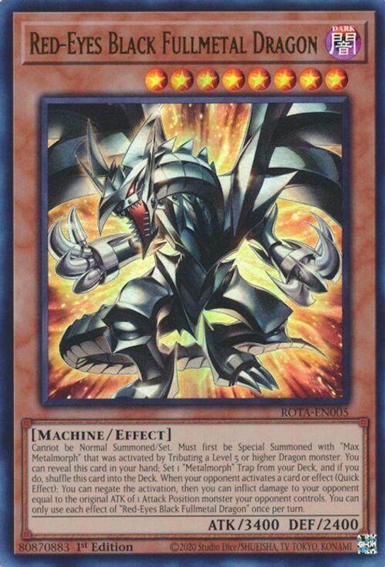 Red-Eyes Black Fullmetal Dragon - ROTA-EN005 - Ultra Rare