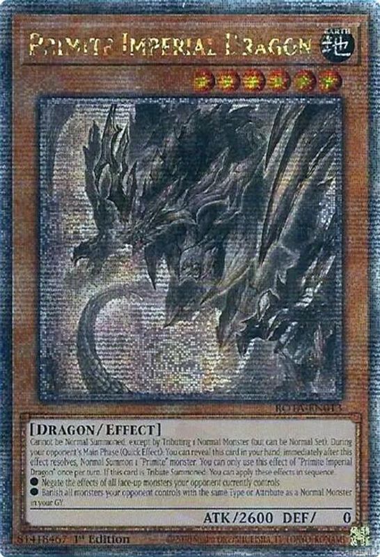 Primite Imperial Dragon (Quarter Century Secret Rare) - ROTA-EN013 - Quarter Century Secret Rare