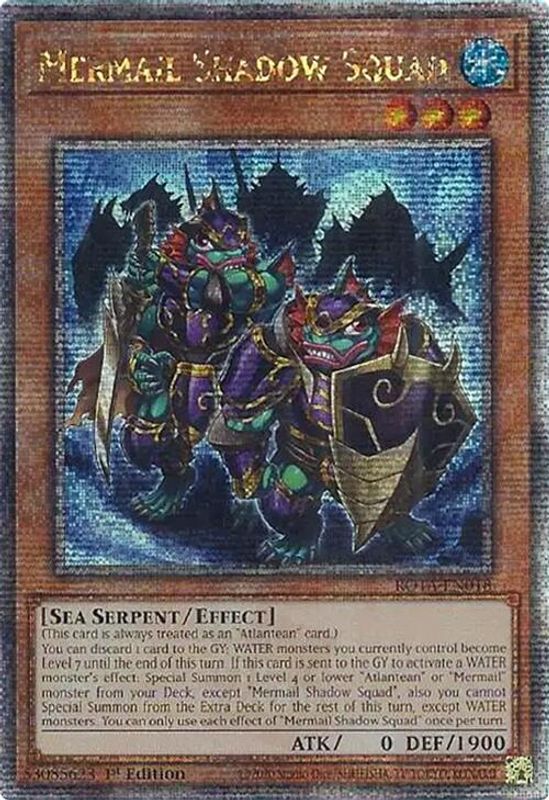 Mermail Shadow Squad (Quarter Century Secret Rare) - ROTA-EN018 - Quarter Century Secret Rare