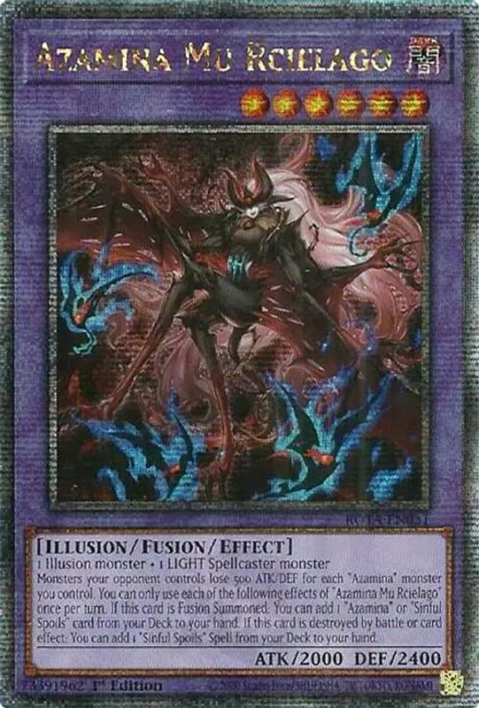 Azamina Mu Rcielago (Quarter Century Secret Rare) - ROTA-EN031 - Quarter Century Secret Rare