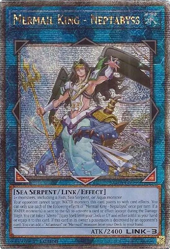 Mermail King - Neptabyss (Quarter Century Secret Rare) - ROTA-EN046 - Quarter Century Secret Rare