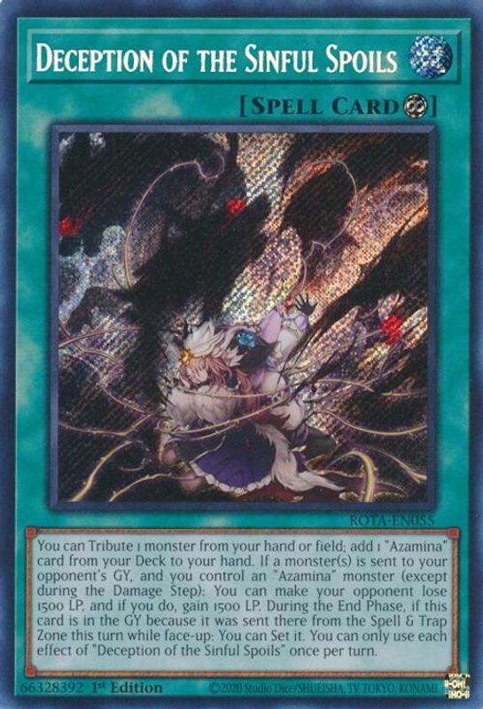 Deception of the Sinful Spoils - ROTA-EN055 - Secret Rare