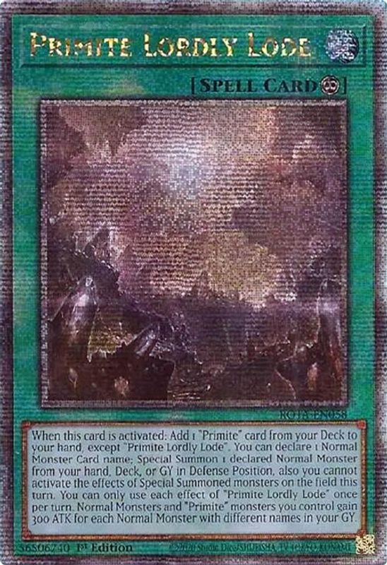 Primite Lordly Lode (Quarter Century Secret Rare) - ROTA-EN058 - Quarter Century Secret Rare