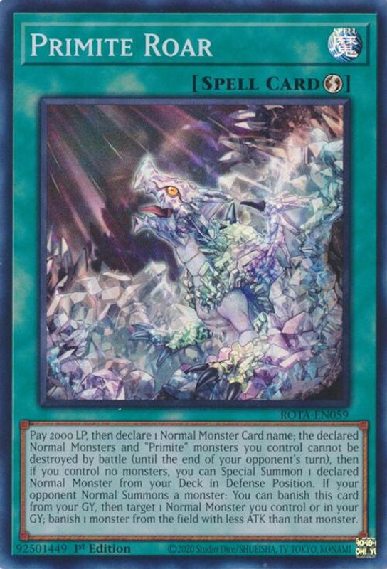 Primite Roar - ROTA-EN059 - Super Rare