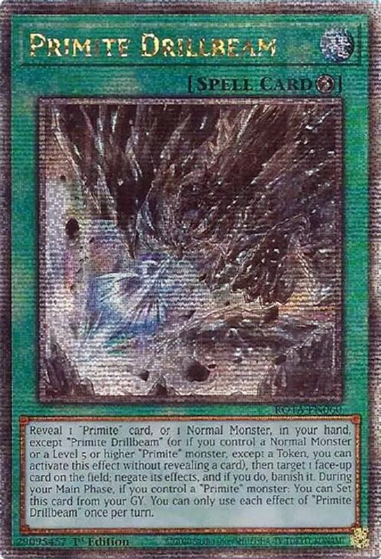 Primite Drillbeam (Quarter Century Secret Rare) - ROTA-EN060 - Quarter Century Secret Rare